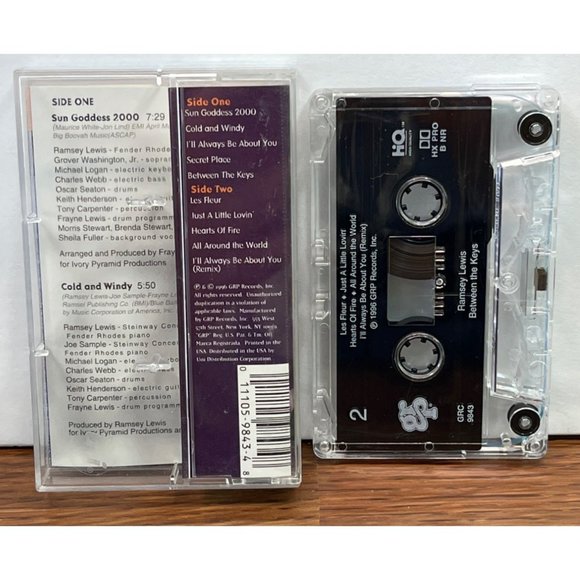 Ramsey Lewis Between the Keys Cassette Tape Smooth Jazz 1996 - Picture 2 of 4